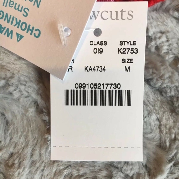 Crewcuts Girls Two Tone Fur Front Mittens M~NWT - Picture 3 of 3